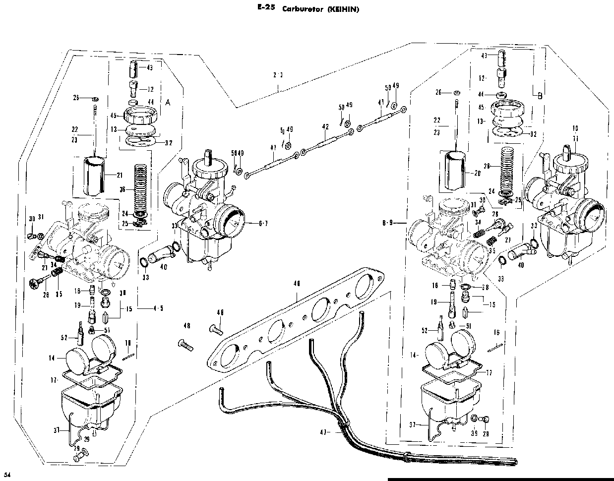 Carb diagram honda cb750 #6