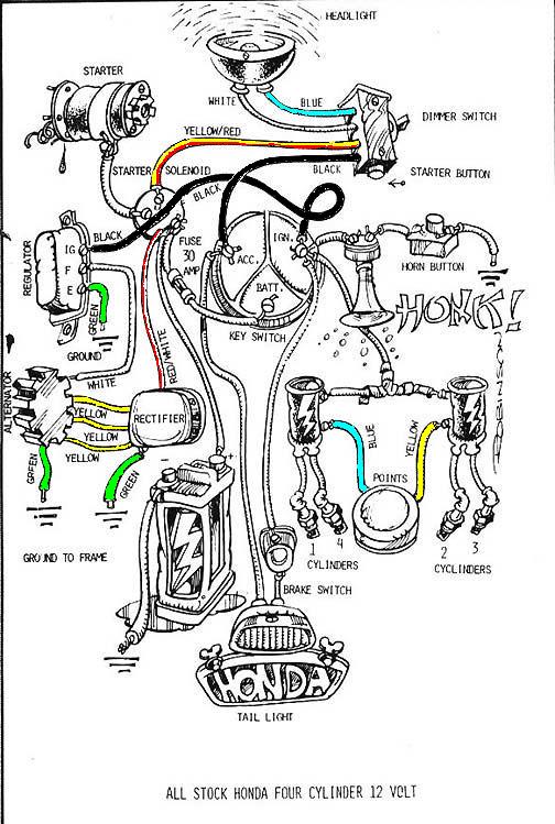 Honda CB750 Wiring-Diagram
